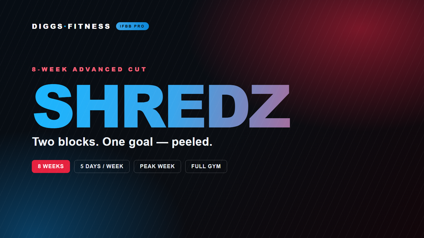 Shredz - 8 Week Advanced Cut